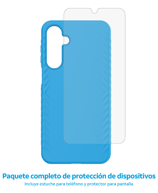 Paquete de estuche de agarre + protector para pantalla DuraGlass de AT&T - Teléfono AT&T amiGO Jr/Samsung Galaxy A16 5G