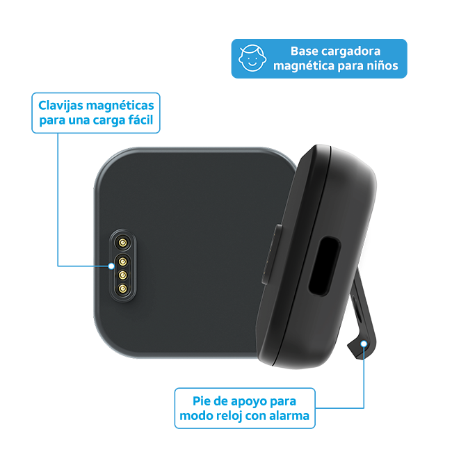 Paquete de cargador para amiGO 2 Watch con protector para pantalla y 2 correas de AT&T