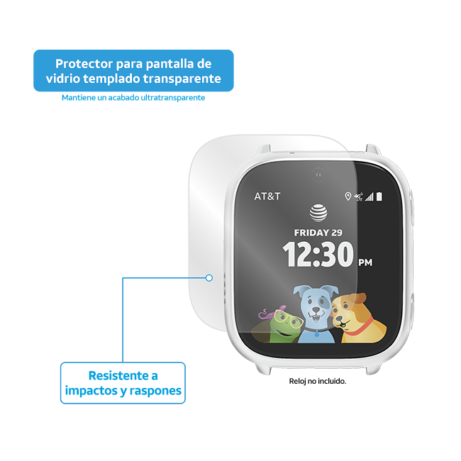 Paquete de cargador para amiGO 2 Watch con protector para pantalla y 2 correas de AT&T