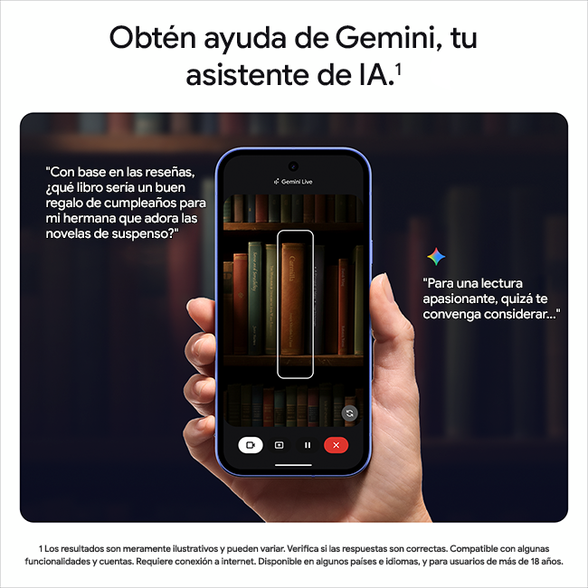 Google Pixel 10a, obsidiana (consulta de producto 6)