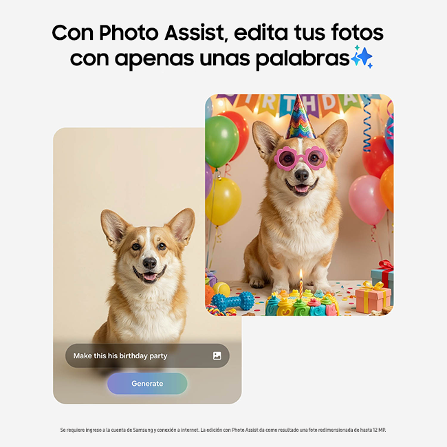 Imagen de la funcionalidad clave Photo Assist
