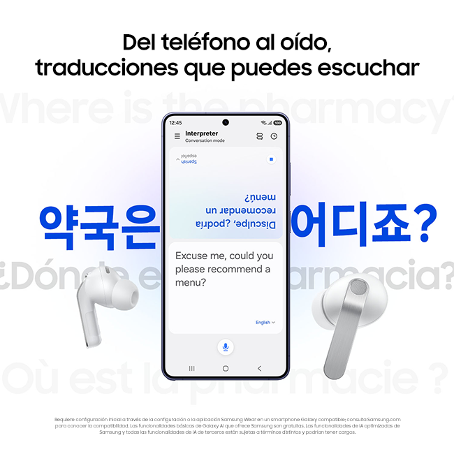 Audífonos inalámbricos Samsung Galaxy Buds4 Pro