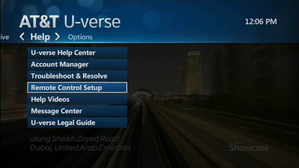 U Verse Remote Control Guide