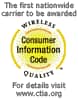 The first nationwide carrier to be awarded the Seal of Wireless Quality. For details, visit www.ctia.org.