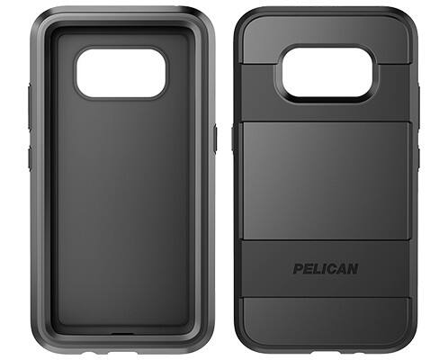 Pelican Clear/Gray Voyager Case and Holster - Samsung Galaxy S8