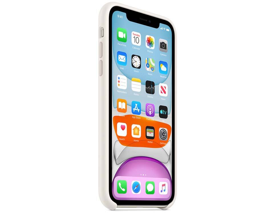 Apple iPhone 11 Silicone Case - White White from AT&T