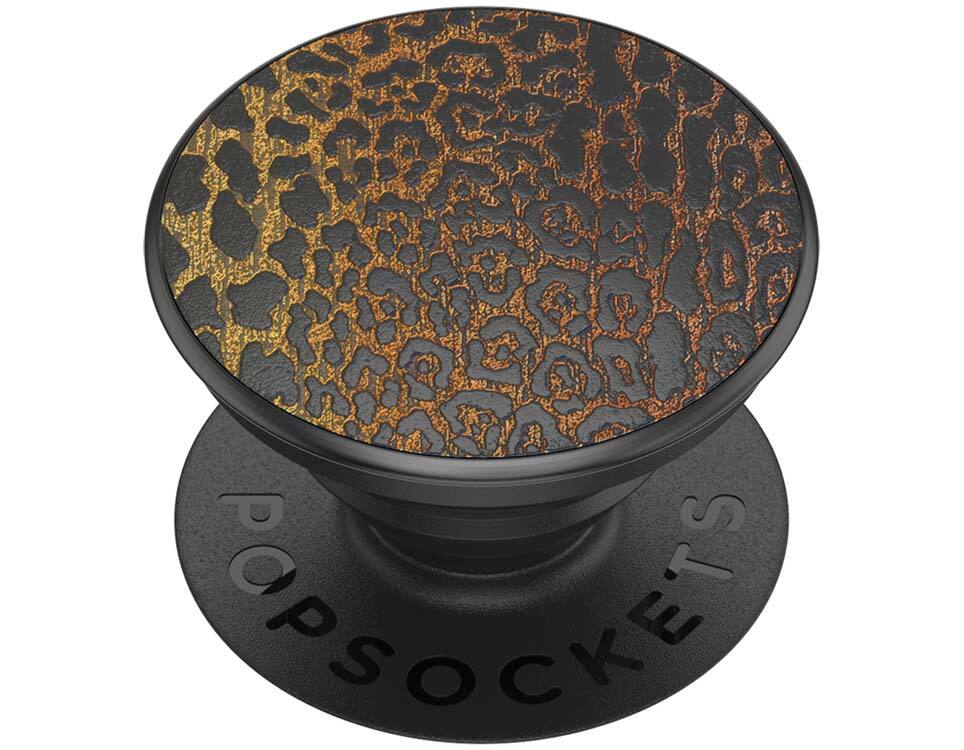 PopSocket PopGrip Embossed Metal Leopard AT&T