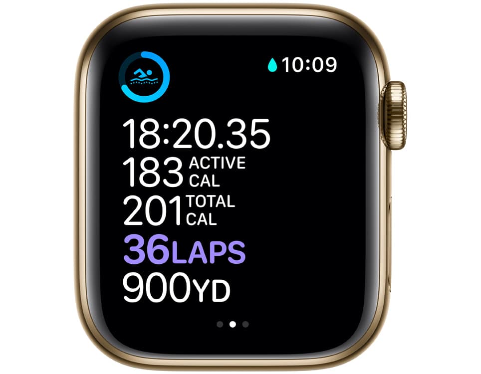 Apple Watch Series 6 40mm 32 GB in Gold Stainless - Gold Milanese