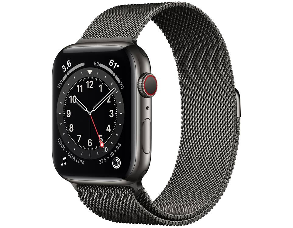 Apple Watch Series 6 44mm 32 GB in Space Gray Aluminum - Black