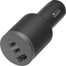 Premium Pro Fast Charge 72W Triple Port Car Charger