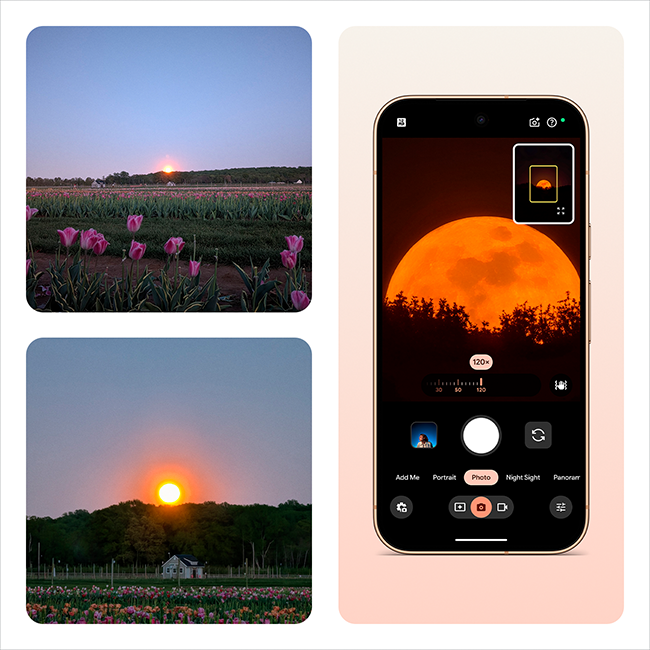 The latest evolution of the pixel camer key feature