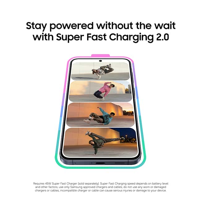 Enjoy longer with the long-lasting battery.