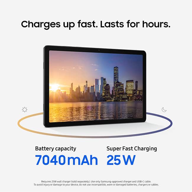 samsung galaxy tab A11plus 5G  key feature 2