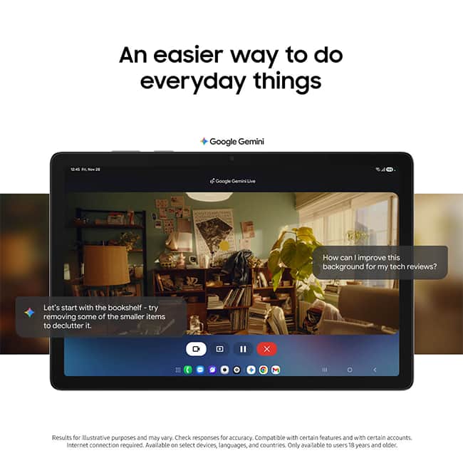 samsung galaxy tab A11plus 5G  key feature 4