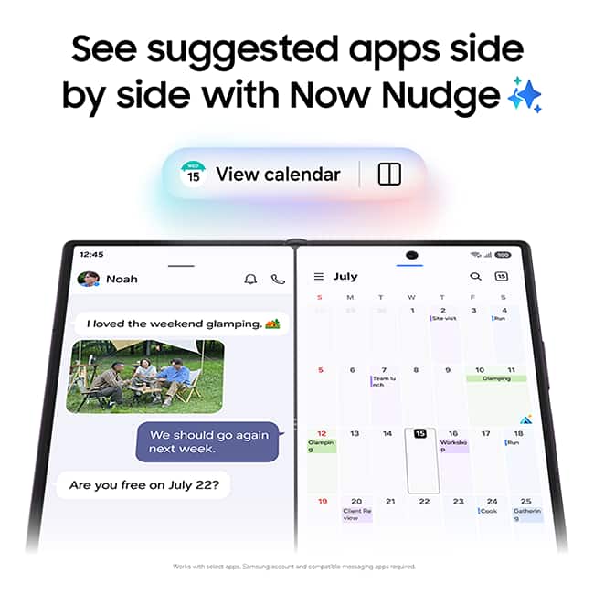 One screen, split views key feature