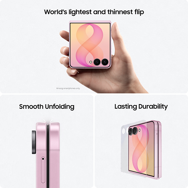 World’s lightest and thinnest flip key feature