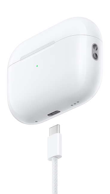 Apple AirPods Pro (2nd generation) with MagSafe Charging Case (USB-C) - White  (Product view 6)