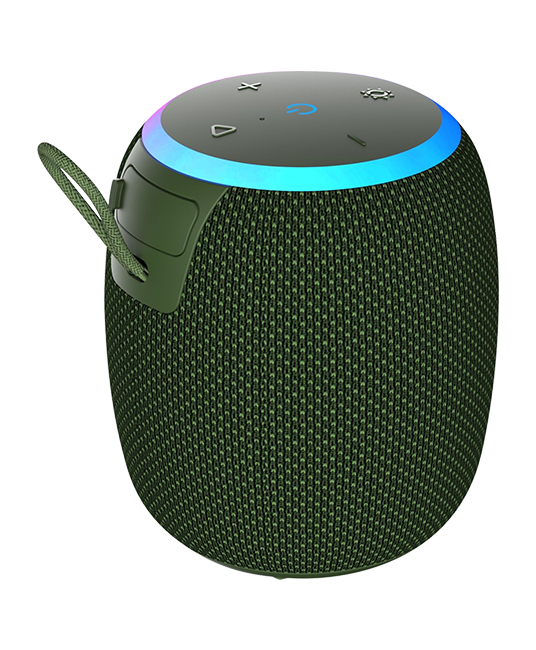 Altavoz Bluetooth portátil e inalámbrico AT&T Essentials de 15 W, pequeño