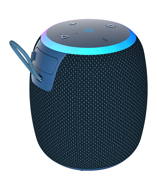 Altavoz Bluetooth portátil e inalámbrico AT&T Essentials de 15 W, pequeño