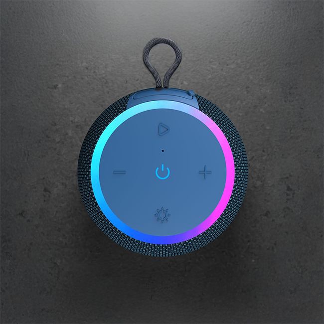 Altavoz Bluetooth portátil e inalámbrico AT&T Essentials de 15 W, pequeño