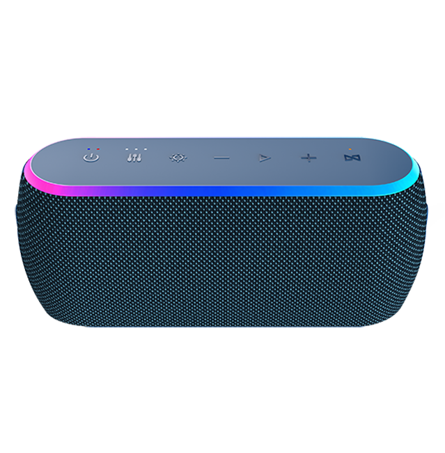 Altavoz Bluetooth portátil e inalámbrico AT&T Essentials de 40 W con correa