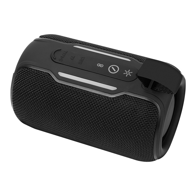 Altavoz Bluetooth portátil e inalámbrico AT&T Essentials a prueba de agua