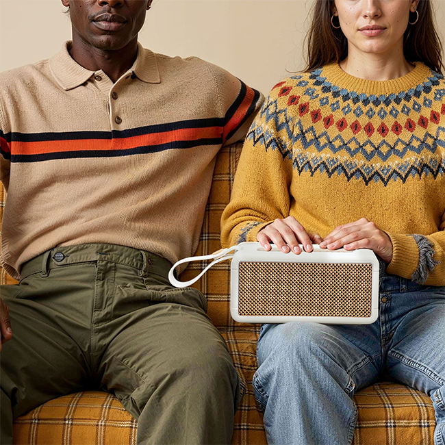 AT&T Essentials Retro 40W Bluetooth Speaker