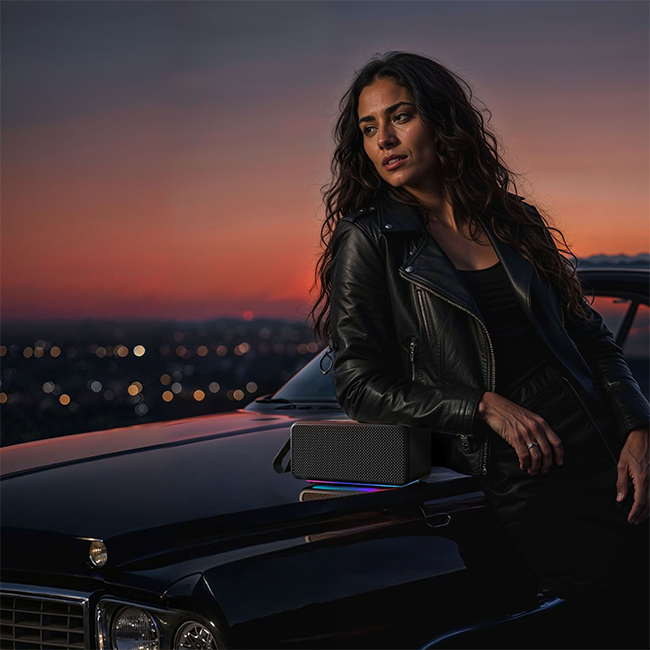 AT&T Essentials Retro 80W Bluetooth Speaker