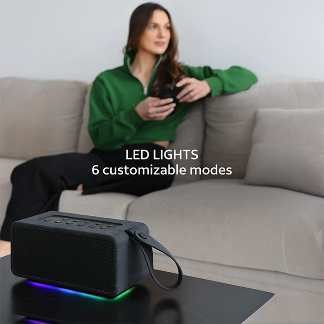 AT&T Essentials Retro 80W Bluetooth Speaker