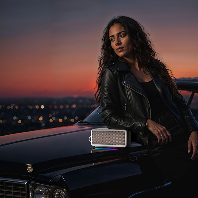 AT&T Essentials Retro 80W Bluetooth Speaker