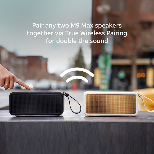 AT&T Essentials Retro 80W Bluetooth Speaker