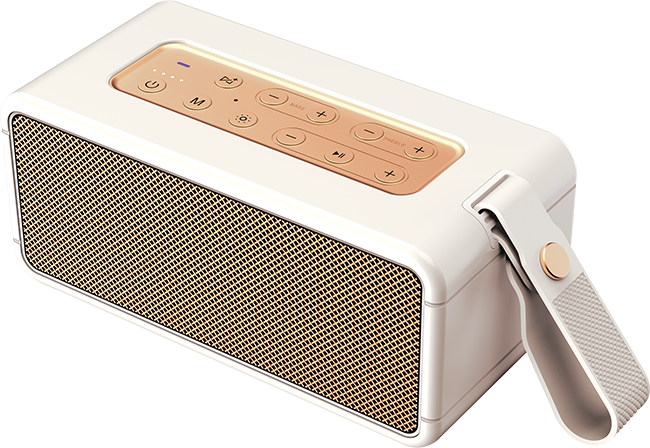 AT&T Essentials Retro 80W Bluetooth Speaker - AT&T