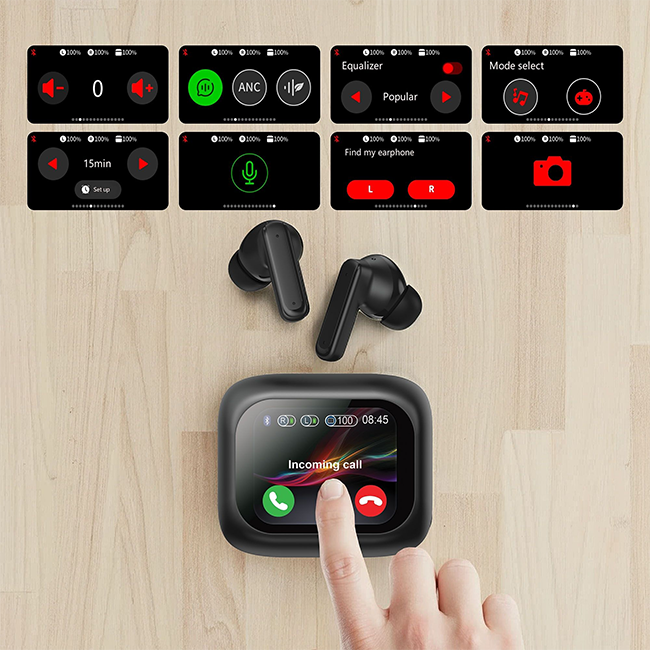 AT&T Essentials Touch Screen LED True Wireless Earbuds