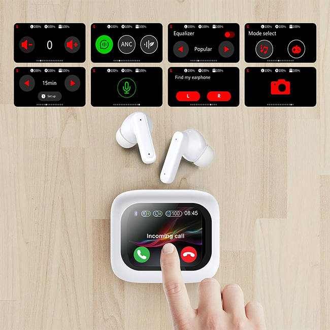 AT&T Essentials Touch Screen LED True Wireless Earbuds