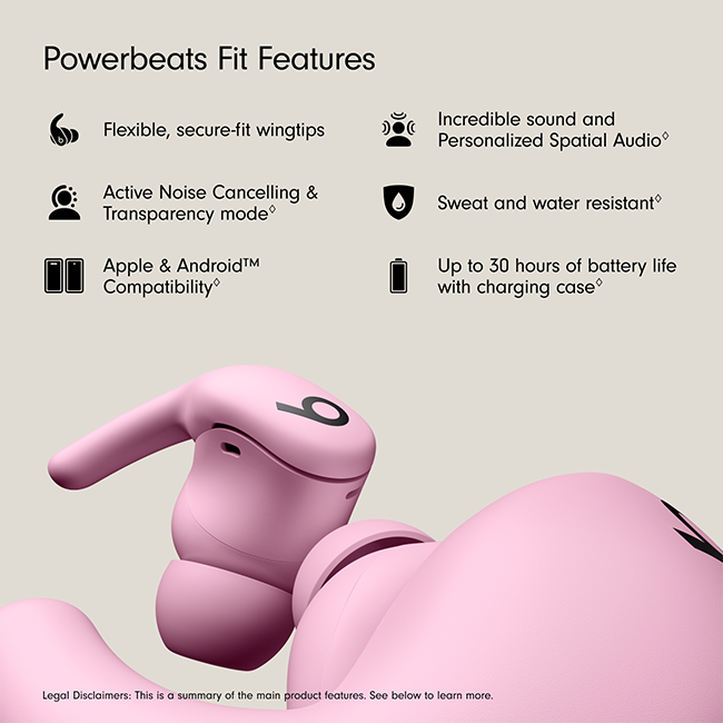 Powerbeats Fit - Wireless Noise-Cancelling
