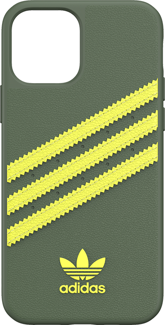 Samba Green with Yellow Stripes Case - iPhone 12 12 - AT&T