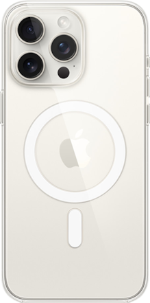 Estuche con MagSafe para iPhone 15 Pro Max, transparente