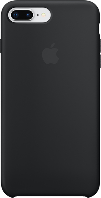 Apple Black Silicone Case - iPhone 8 Plus Black from AT&T