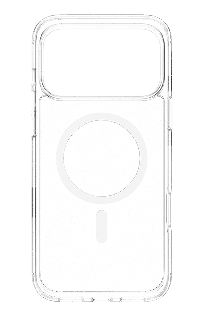 Paquete 3 en 1 AT&T Essentials de estuche Glitter con MagSafe, protector para cámara y protector para pantalla para el iPhone 17 Pro Max