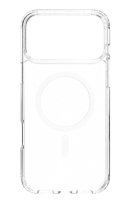 Paquete 3 en 1 AT&T Essentials de estuche Glitter con MagSafe, protector para cámara y protector para pantalla para el iPhone 17 Pro Max