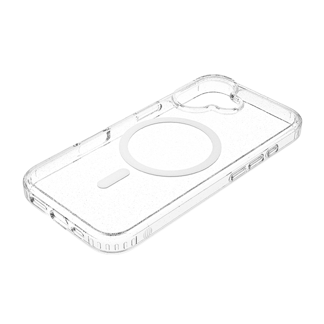 AT&T Essentials 3-in-1 Bundle with Glitter MagSafe and Case Camera Protector - Screen Protector - iPhone 17