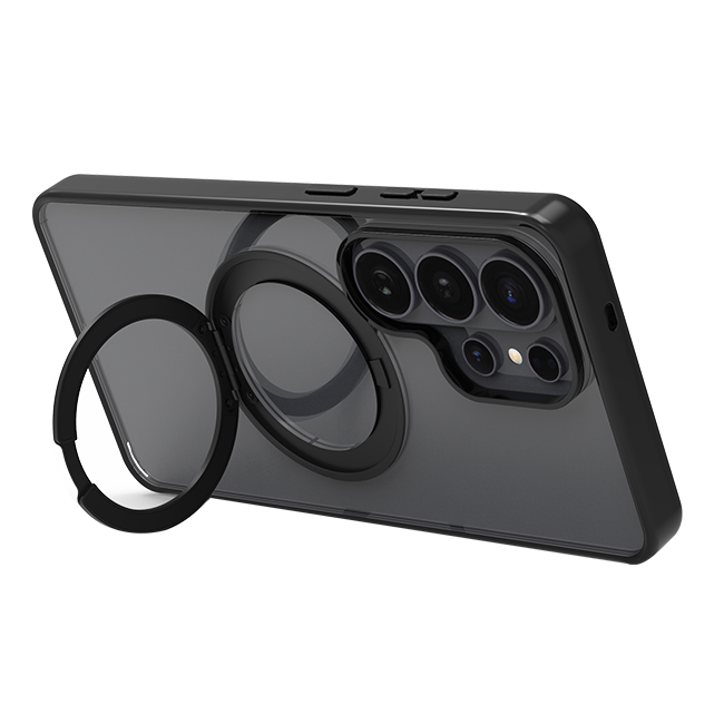 Estuche magnético con protección de refuerzo AT&T Essentials con pie de apoyo giratorio para Samsung Galaxy S26 Ultra