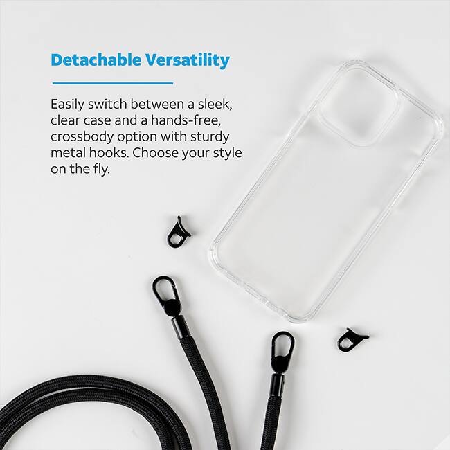 AT&T Essentials Case with Crossbody strap - iPhone 15 Pro Max