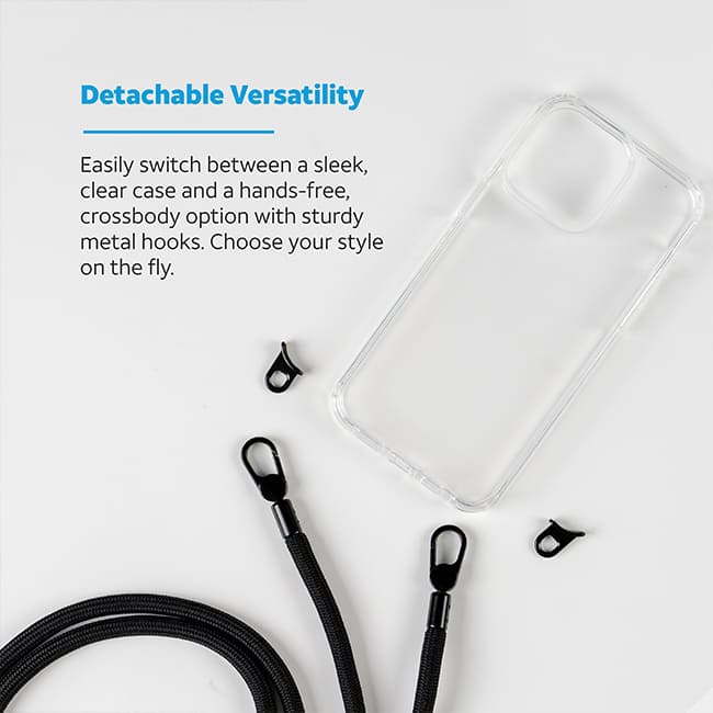 AT&T Essentials Case with Crossbody strap - iPhone 15