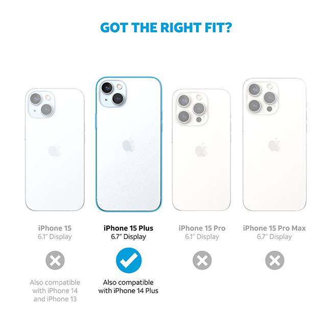 AT&T Essentials Edge Pro Case - iPhone 15 Plus/14 Plus