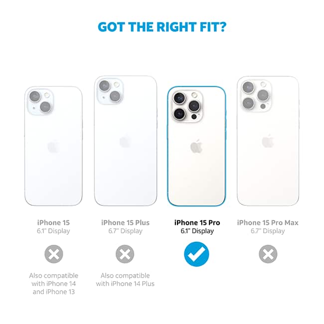 AT&T Essentials Edge Pro Case - iPhone 15 Pro