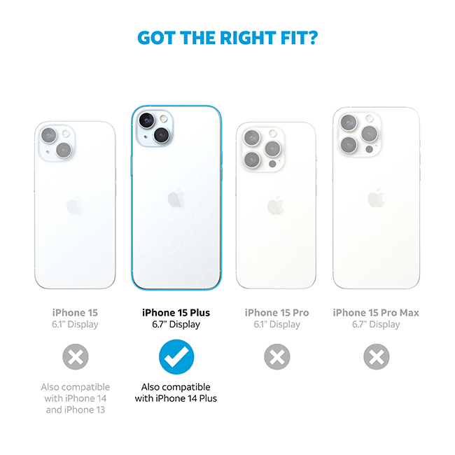 AT&T Essentials Edge Pro with MagSafe Case - iPhone 15 Plus/14 Plus