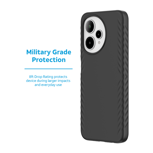 Paquete de estuche de agarre y protector para pantalla AT&T Essentials para el AT&T Verge 2