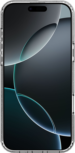 AT&T Essentials Magnetic Clear Gliter Edge Pro Case - iPhone 16 Pro Max
