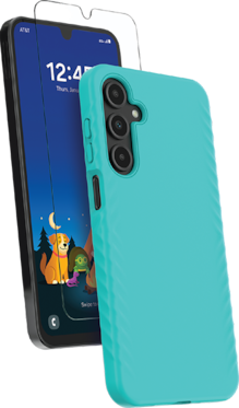 Paquete de estuche de agarre + protector para pantalla DuraGlass para el teléfono AT&T amiGO Jr/Samsung Galaxy A16 5G